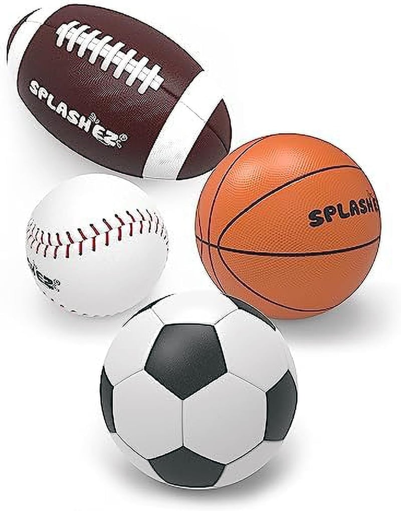Mold-Free Baby Bath Toy Balls Set for Kids Ages 0+