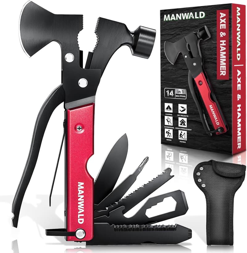 15-in-1 Multitool Axe Hatchet for Father's Day Gifts