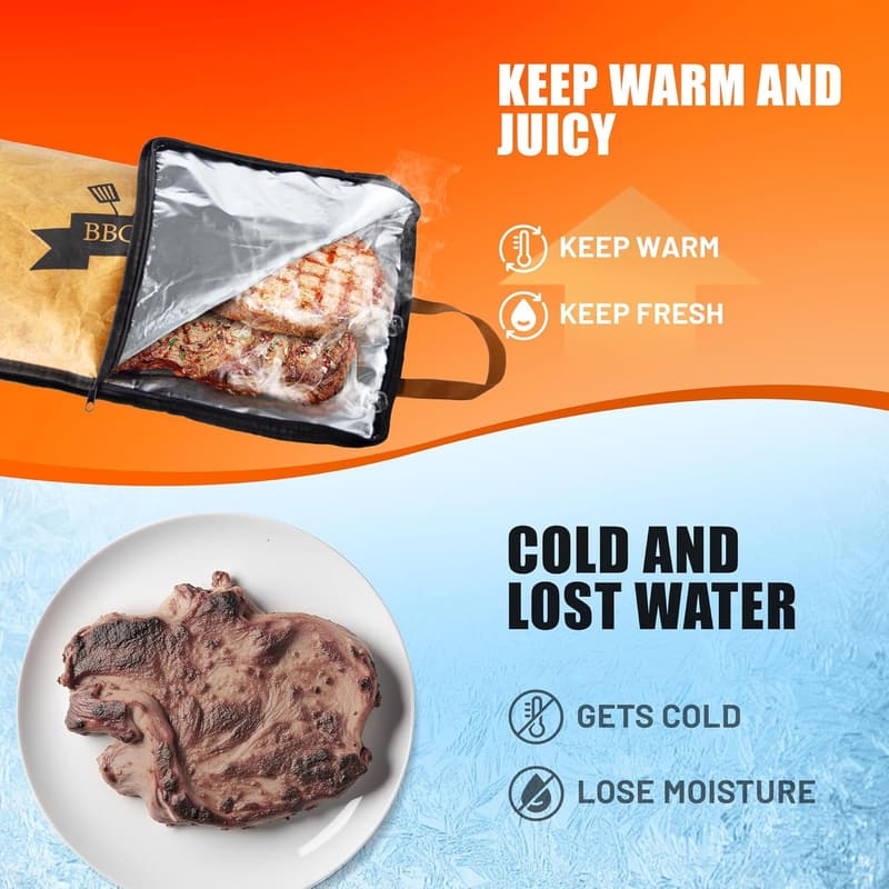 Insulated BBQ Meat Resting Blanket - Perfect for Grilling & Smoking