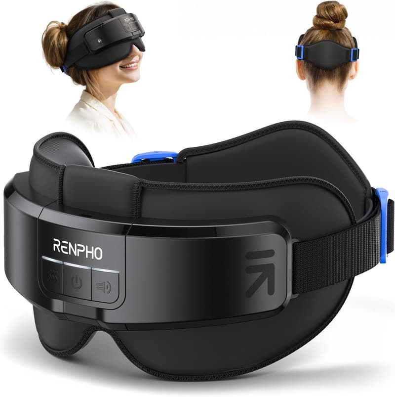 Heated Eye & Head Massager for Migraines - Birthday Gift for All
