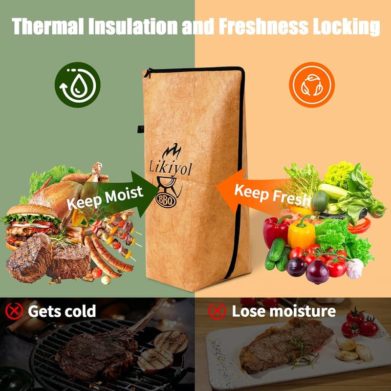 BBQ Blanket Insulated Meat Resting Bag - Reusable & Waterproof