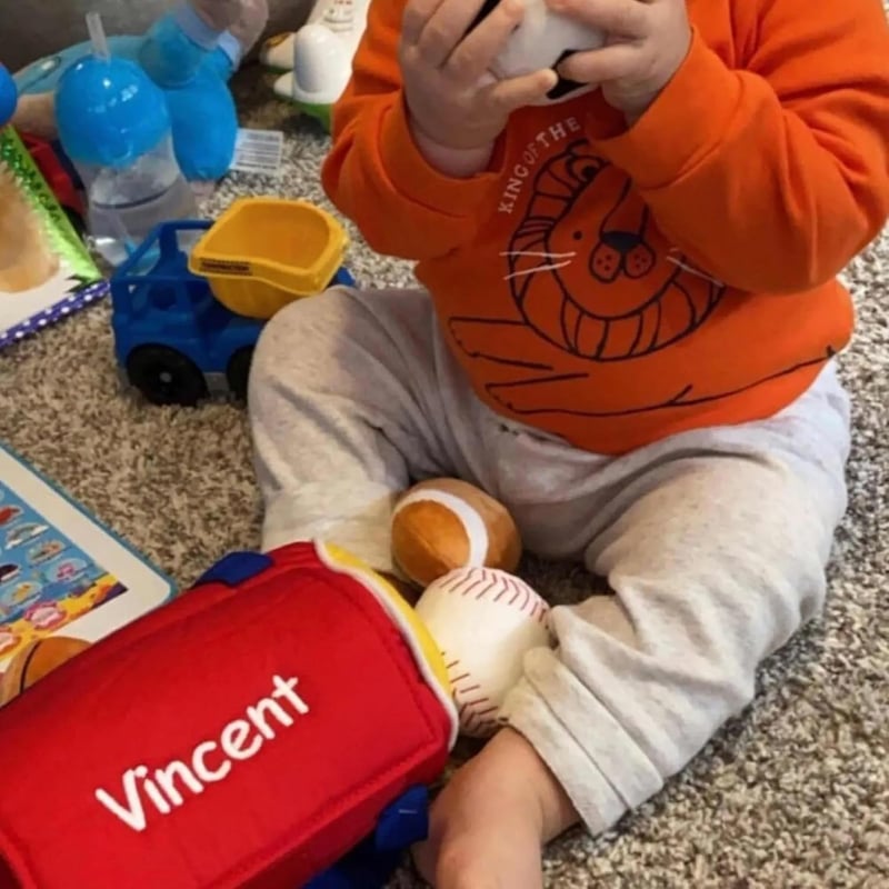 My First Sportsbag Playset for Babies - Personalized