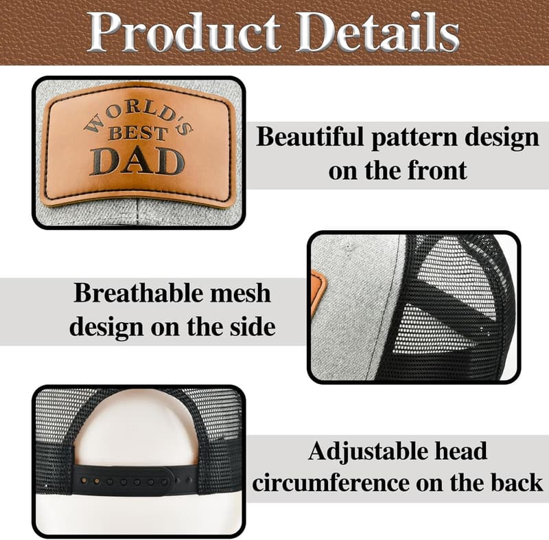 Father's Day Dad Hat with Gift Box - Ideal Gift for Dad