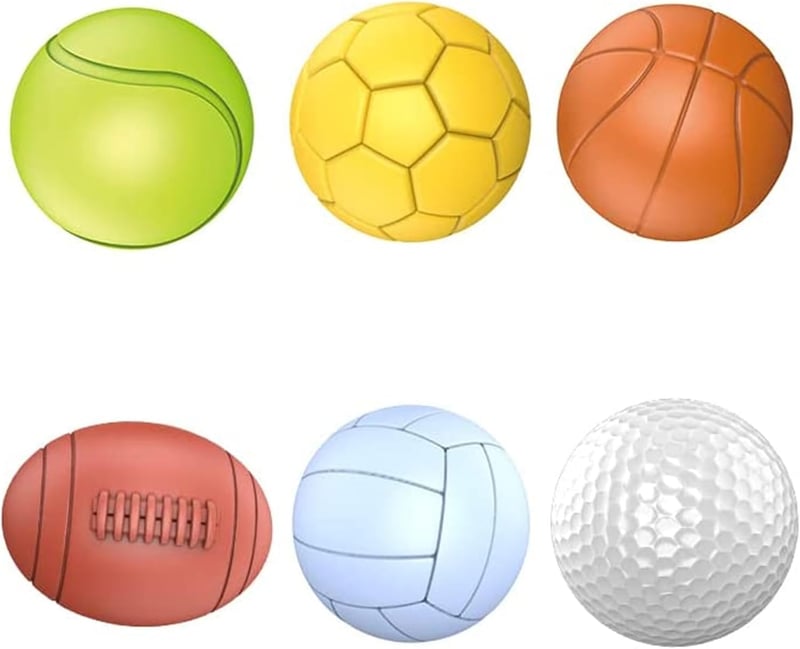 Montessori Soft Rubber Sensory Balls for Toddlers 1-3