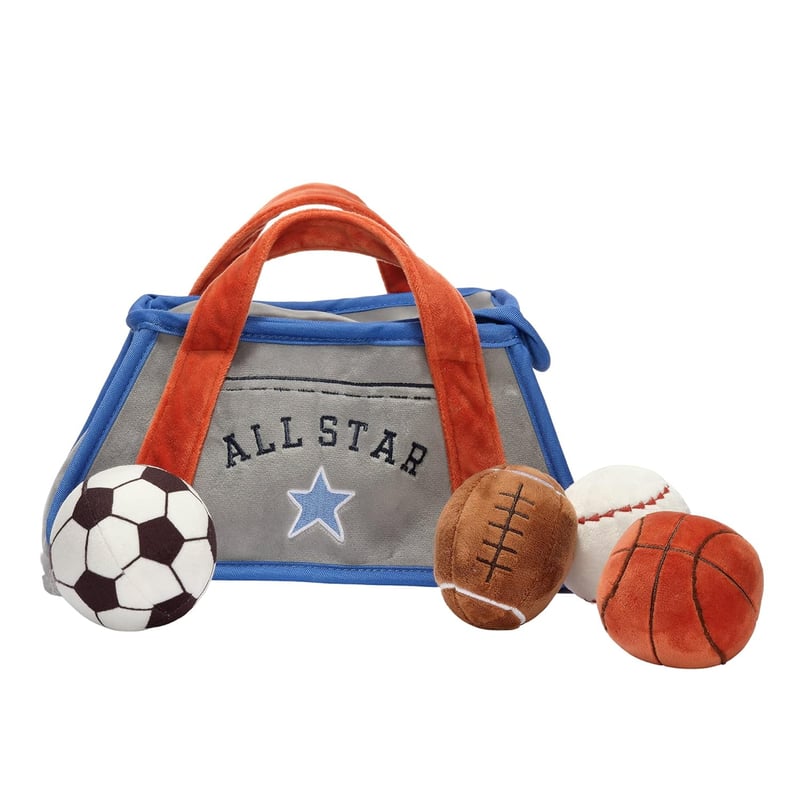 Baby Sports Interactive Plush Toy Set - Football, Basketball, Baseball