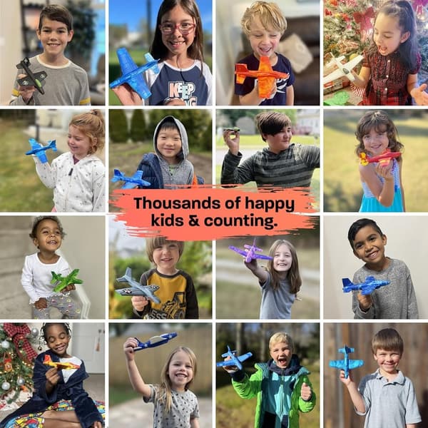 Kids' Foam Glider Airplanes - Fun Birthday Party Favors