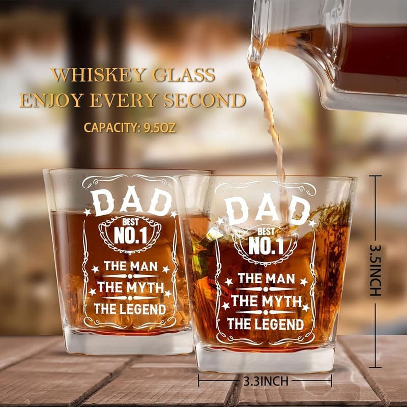 Father's Day Exquisite Whiskey Decanter Set for Dad