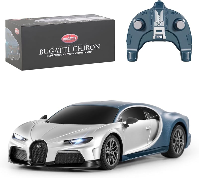 Bugatti Chiron Remote Control Car - 1/24 Scale Birthday Gift