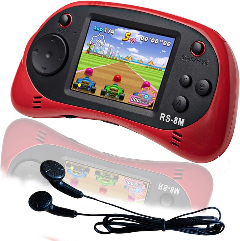 Portable 16-Bit Handheld Game Player for Kids (Ages 3-10)