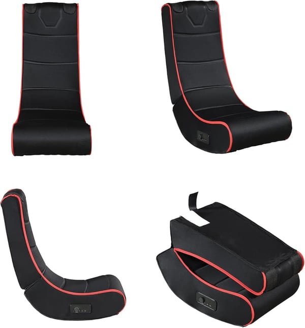 Foldable Gaming Chair with Built-in Speakers for Teens & Adults