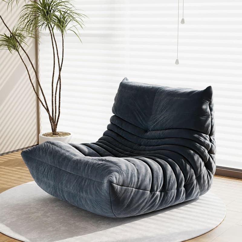 Adult Bean Bag Chair - Soft Waterproof Fabric for Living Room