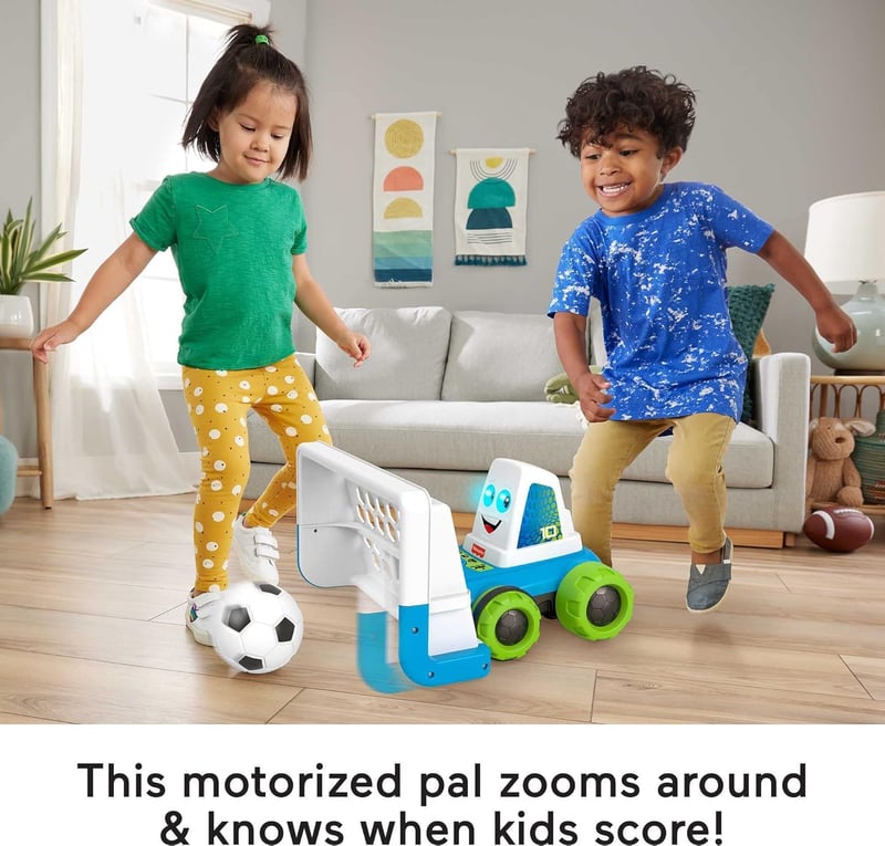 Fisher-Price Goaldozer Electronic Soccer Game for Preschoolers