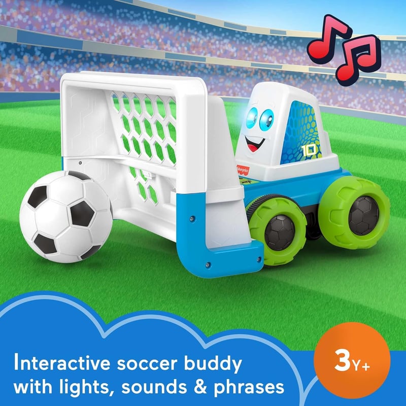 Fisher-Price Goaldozer Electronic Soccer Game for Preschoolers