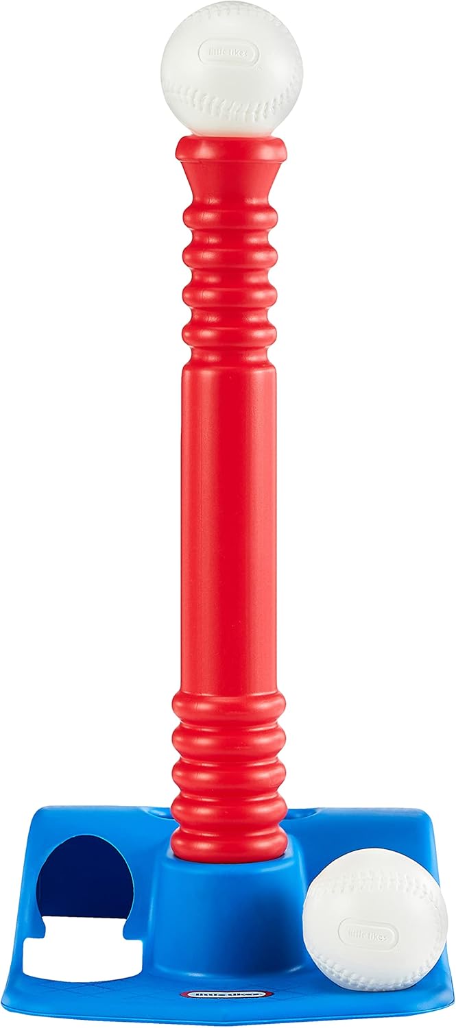 Little Tikes T-Ball Set for Toddlers, 5 Balls, Red