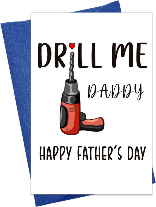 Naughty Father's Day Card for Him - DILF Daddy Gift