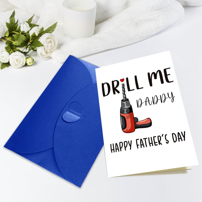 Naughty Father's Day Card for Him - DILF Daddy Gift