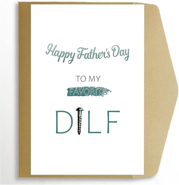Funny Father's Day Card for Husband from Wife