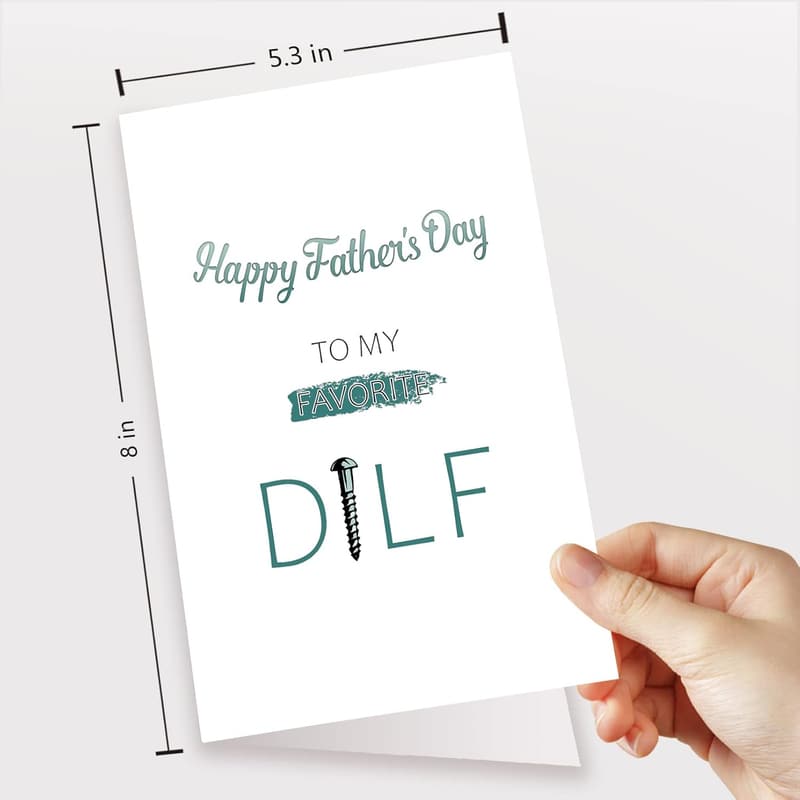 Funny Father's Day Card for Husband from Wife