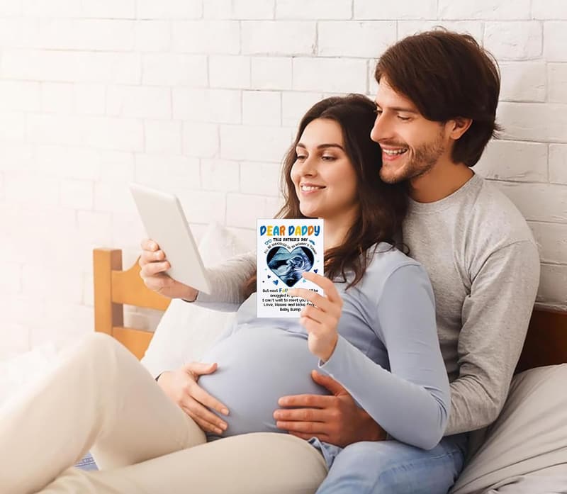 Happy 1st Father's Day Card for New Dads with Photo Insert