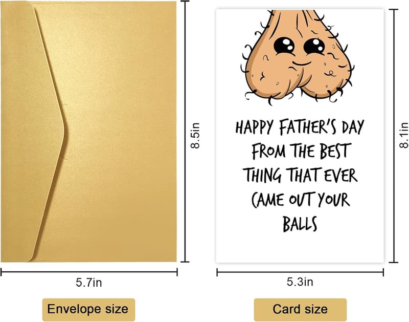 Funny Father's Day Card from Kids - Humorous Greeting Card