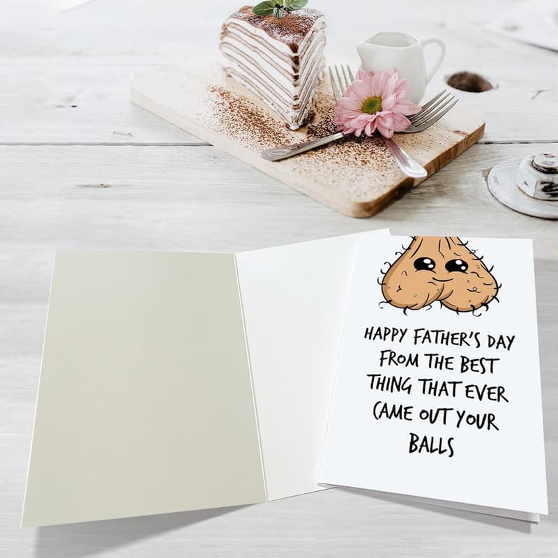 Funny Father's Day Card from Kids - Humorous Greeting Card