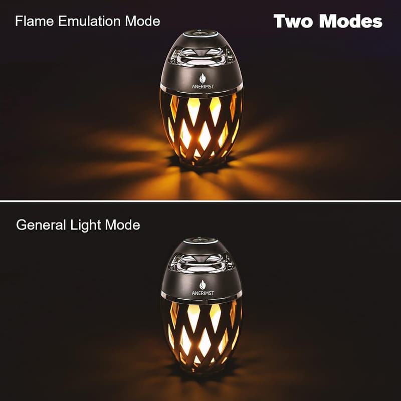 Wireless Outdoor Bluetooth Speaker with LED Light - Birthday Gift for Men