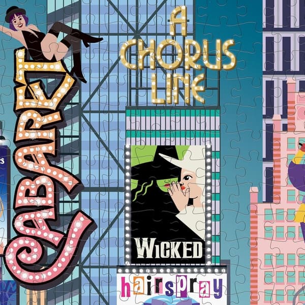 50 Must-See Musicals Puzzle - 1000-Piece Broadway Décor Gift