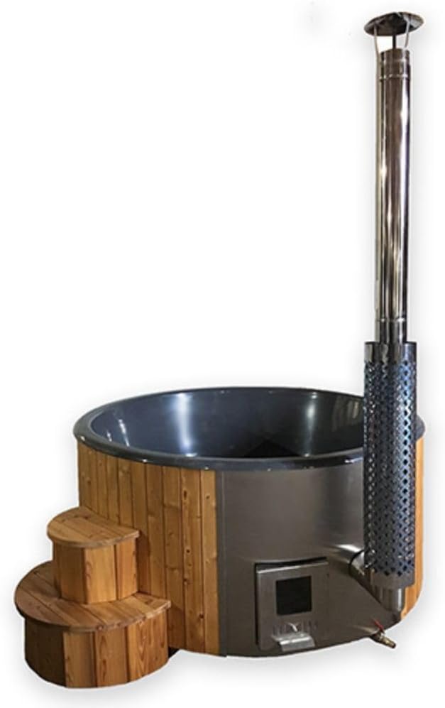 Wood-Fired Hot Tub for 6 | Thermo-Spruce Soak-Series