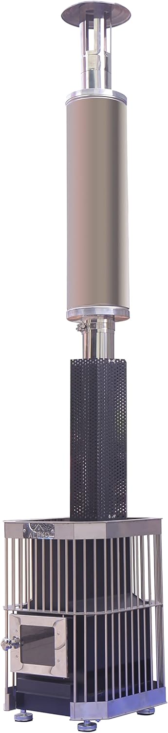 ALEKO 9-15 kW Wood Burning Sauna Heater with Chimney Kit