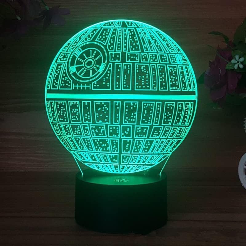 Star Wars Death Star 3D Lamp - LED Nightlight for Men/Women