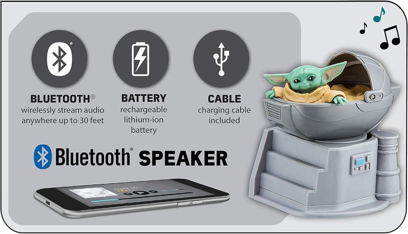 Star Wars The Child Portable Bluetooth Speaker for Kids