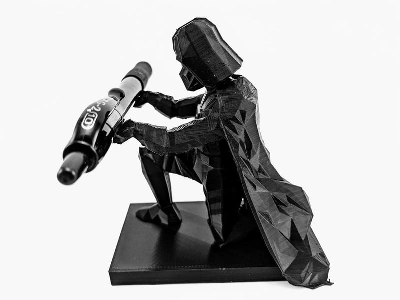 3D Printed Darth Vader Pen Holder - Perfect for Star Wars Fans
