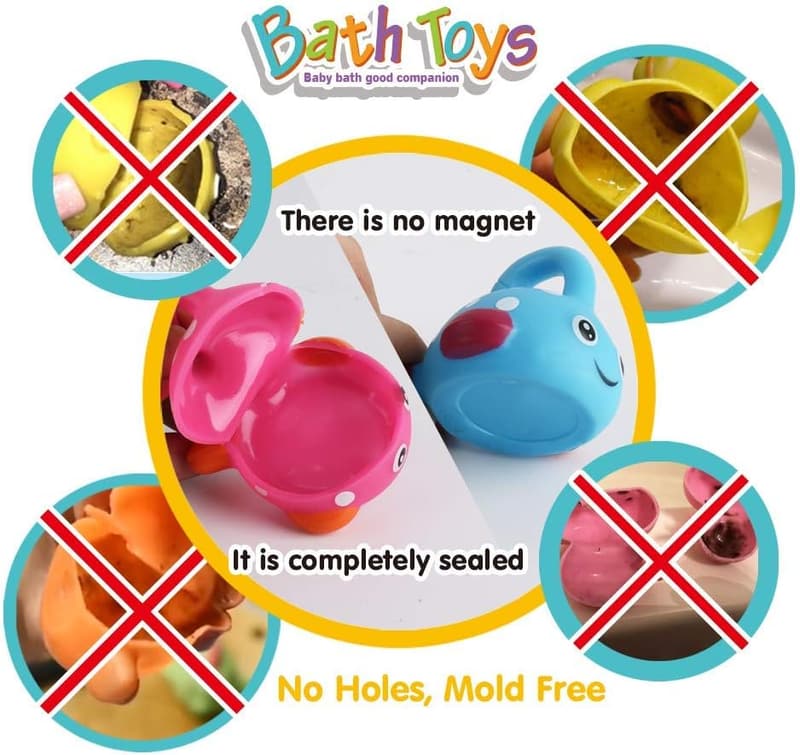 Whale Bath Fishing Game Toy Set for Toddlers 18 Months+