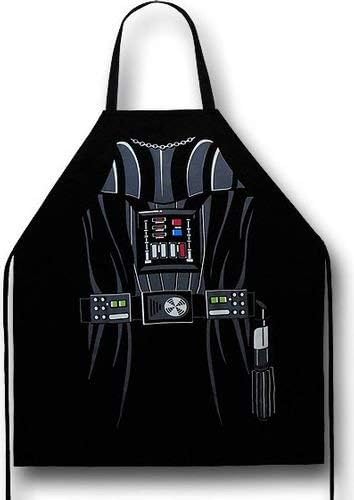 Darth Vader Adult Cotton Apron - Adjustable Black Design