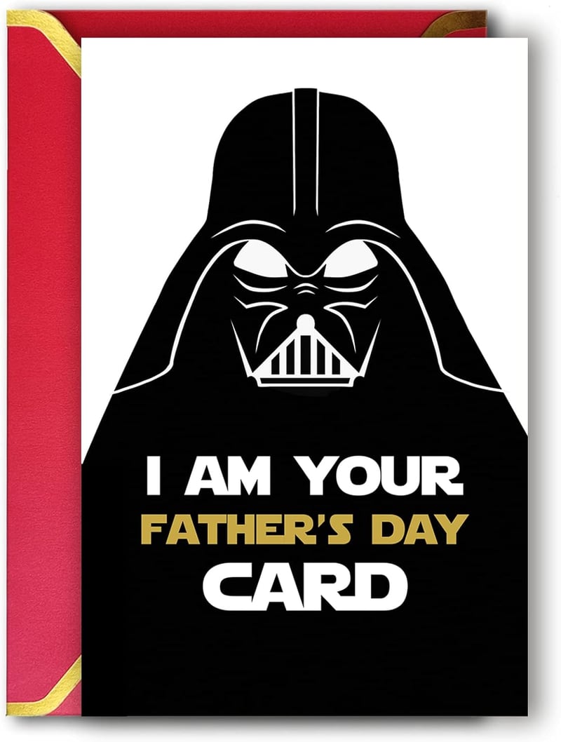 Star Wars Father's Day Card - Funny Darth Vader Design