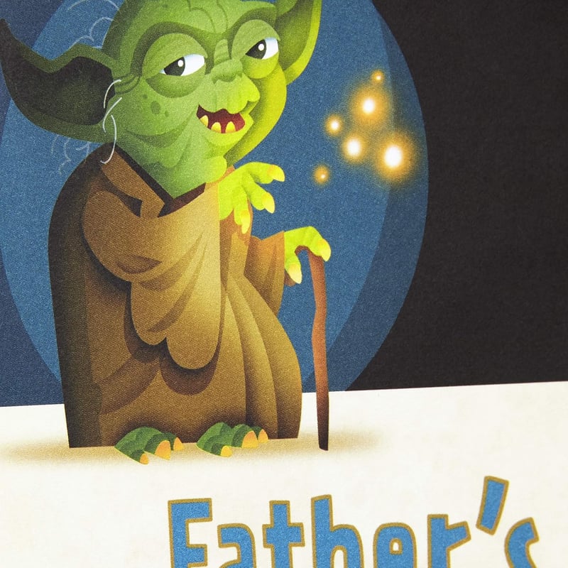 Father's Day Card - Star Wars Yoda Design