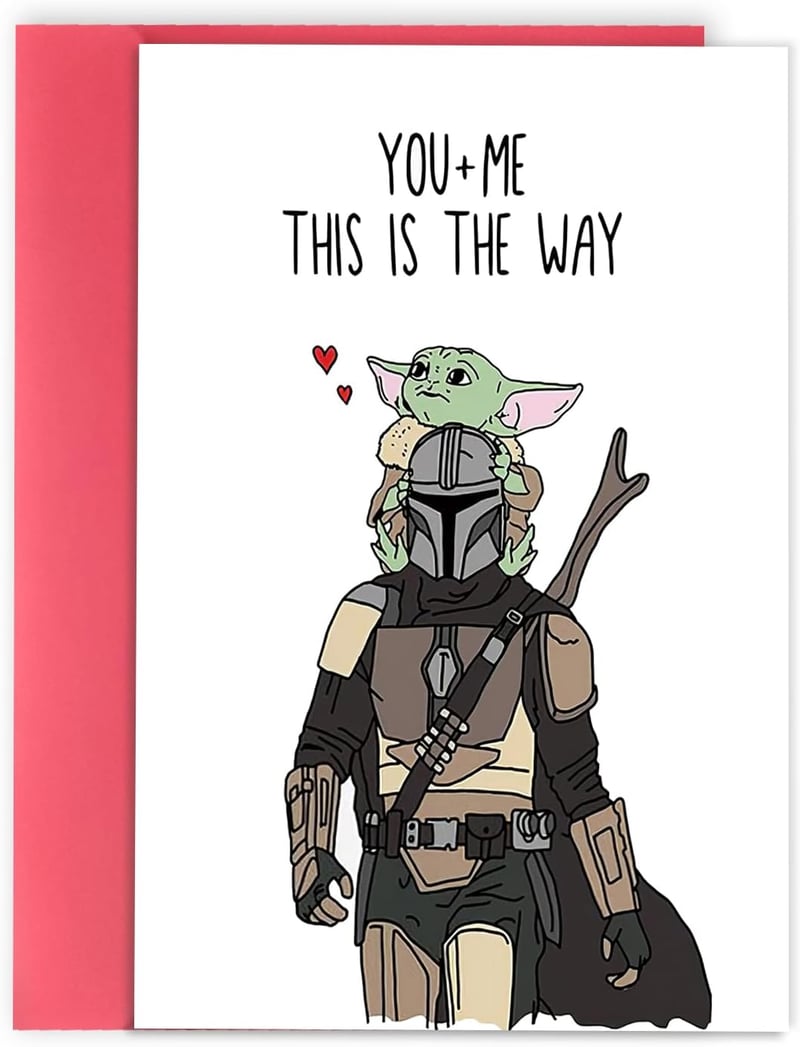 Baby Yoda Father's Day Card for Husband or Boyfriend