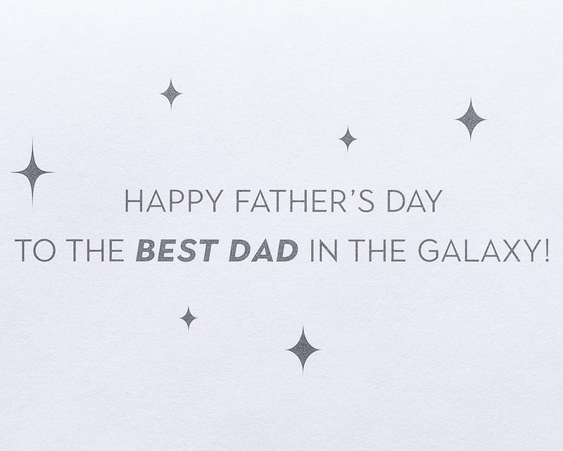 Father's Day Star Wars Card - Best Dad in the Galaxy
