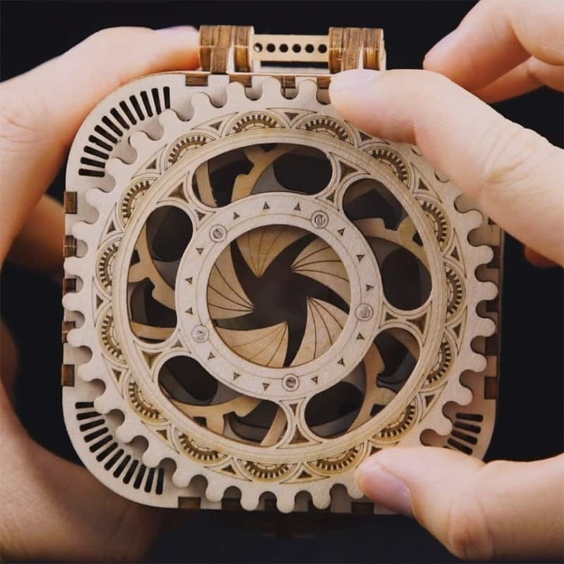 ROKR 3D Wooden Treasure Box Puzzle for Ages 14+