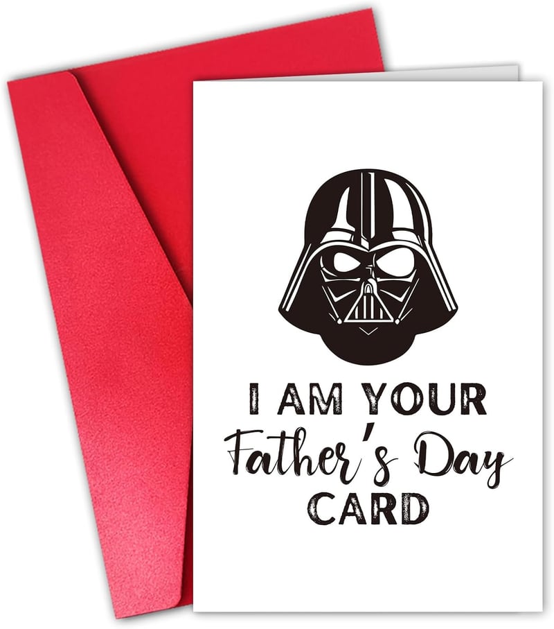Star Wars Darth Vader Father's Day Card for Dad