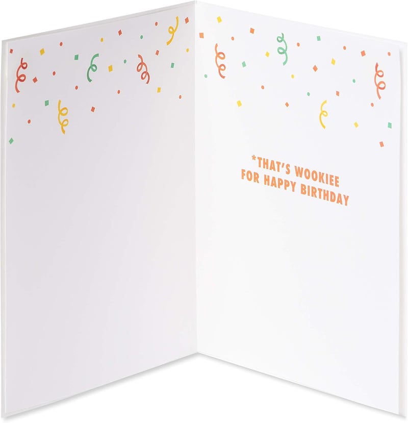 Star Wars Wookiee Birthday Card