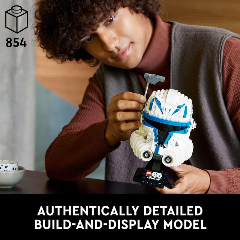 LEGO Star Wars Captain Rex Helmet Building Set for Adults