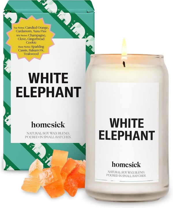 13.75 oz Homesick Scented Candle - Long-Lasting Soy Wax Gift for Couples