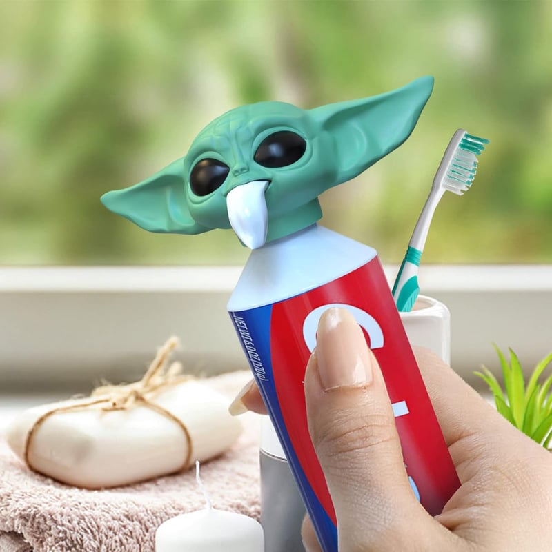 Mandalorian Yoda Baby Toothpaste Dispenser for Kids