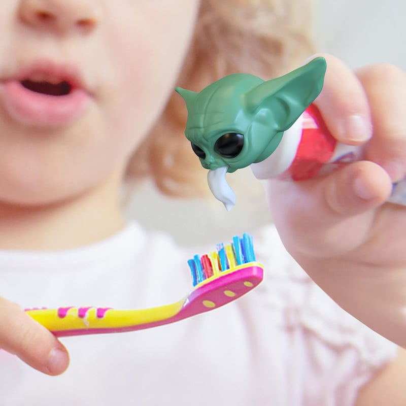 Mandalorian Yoda Baby Toothpaste Dispenser for Kids