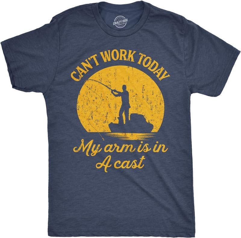 Fishing Humor T-Shirt for Men - 