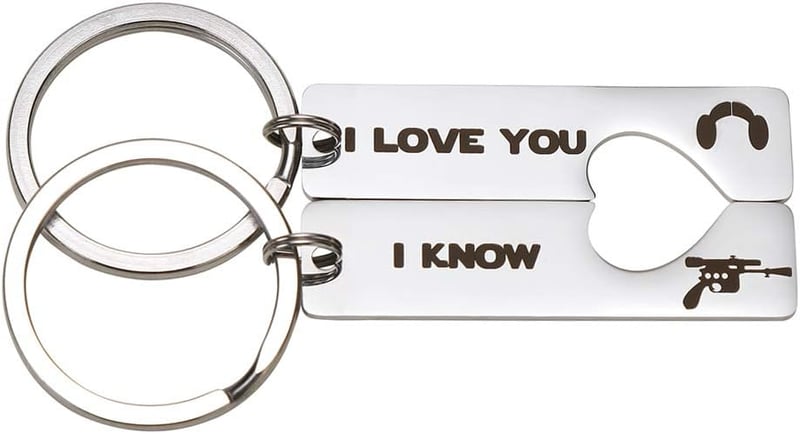 Valentine's Day Keychain for Couples -