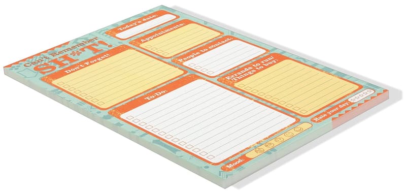 Daily Planner & Note Pad - Can't Remember Sh*t