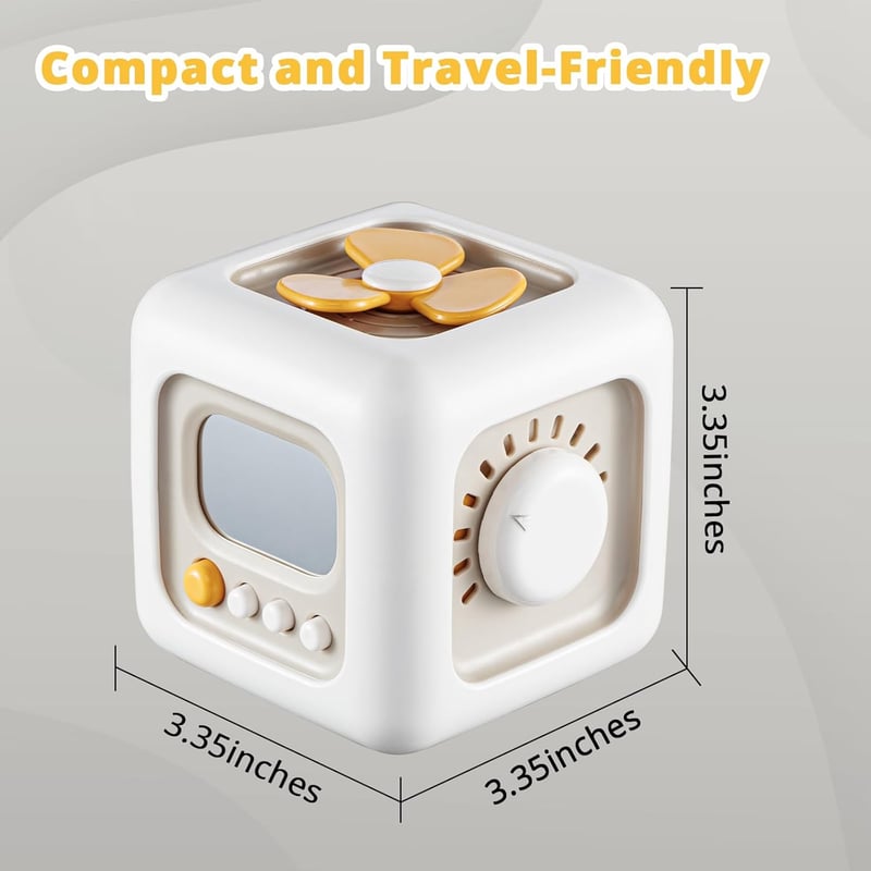 Montessori Busy Cube Toy for 1st Birthday - Sensory Learning