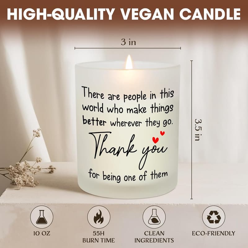 Thank You Gifts: Vanilla Lavender Candle for Women